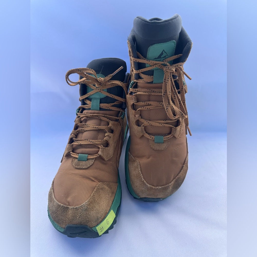 #6 Altra Lone Peak Hiker 2 Boots Mens Size 8.5 Brown Suede Combat Trail Shoes
